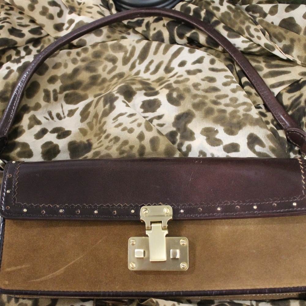 Leather and Suede Purse